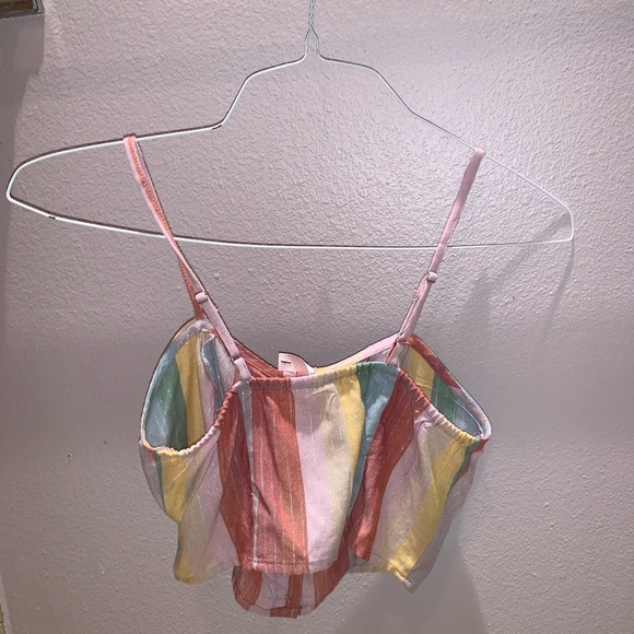 Francesca’s striped crop top - Picture 4 of 4